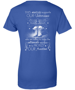 Nurse For Veterans - This nurse support our veterans t-shirt
