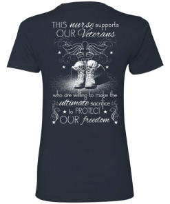 Nurse For Veterans - This nurse support our veterans t-shirt