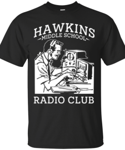 Stranger Things T Shirt Hawkins Middle School Radio Club