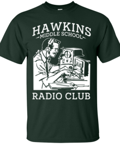 Stranger Things T Shirt Hawkins Middle School Radio Club