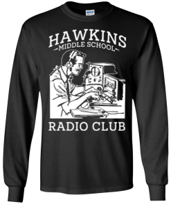 Stranger Things T Shirt Hawkins Middle School Radio Club