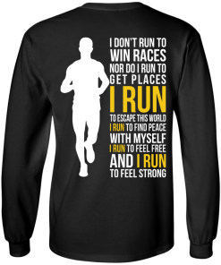 I don't run to win race t shirt, hoodies