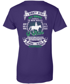 I ride my horse to feel free and feel strong t shirt