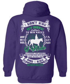 I ride my horse to feel free and feel strong t shirt