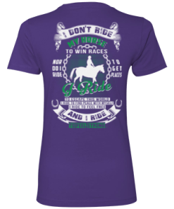I ride my horse to feel free and feel strong t shirt