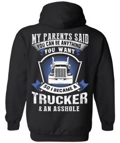 Trucker shirt: Pullover Hoodie 8 oz