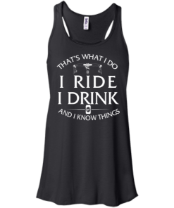 That's what I do, I Ride, I know things cycling t shirt