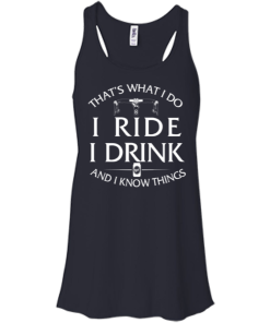 That's what I do, I Ride, I know things cycling t shirt