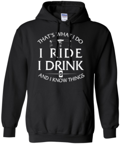 That's what I do, I Ride, I know things cycling t shirt