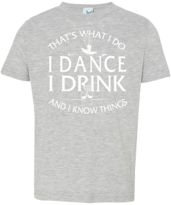 Ballet tshirt for kids: That's what I do, I dance