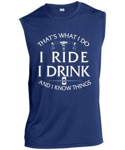 Cycling tank tops: That's what I do, I ride, I drink and I know things