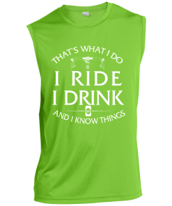 Cycling tank tops: That's what I do, I ride, I drink and I know things
