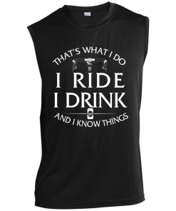 Cycling tank tops: That's what I do, I ride, I drink and I know things