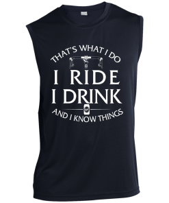 Cycling tank tops: That's what I do, I ride, I drink and I know things