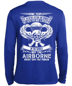 Airborne t-shirt: Some people live an entire lifetime