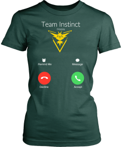 Team Instinct is calling t-shirt & hoodies, Pokemon Go