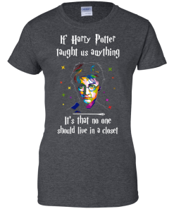 If Harry Potter taught us anything. It's that no one should live in a closet - T shirt