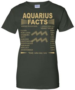 Aquarius Zodiac T Shirt, Aquarius Facts Tank Top