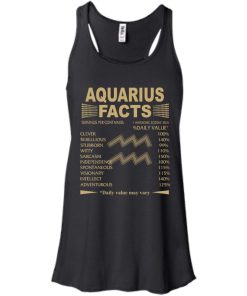 Aquarius Zodiac T Shirt, Aquarius Facts Tank Top