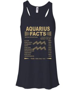 Aquarius Zodiac T Shirt, Aquarius Facts Tank Top