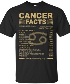 Cancer Zodiac T Shirt, Cancer Facts Tank Top