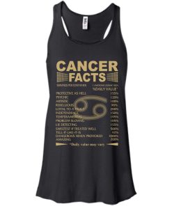 Cancer Zodiac T Shirt, Cancer Facts Tank Top