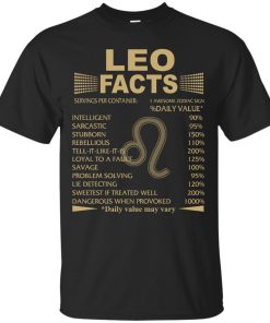 LEO Zodiac T Shirt, Leo Facts T Shirt - Tank Top