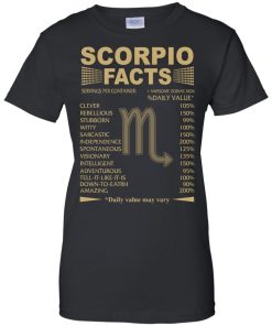 Scorpio Zodiac T Shirt, Scorpio Facts T Shirt - Tank Top