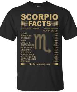 Scorpio Zodiac T Shirt, Scorpio Facts T Shirt - Tank Top