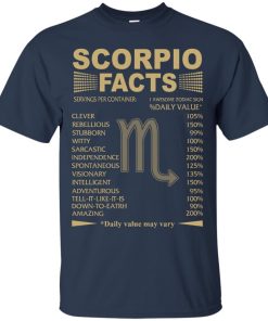Scorpio Zodiac T Shirt, Scorpio Facts T Shirt - Tank Top