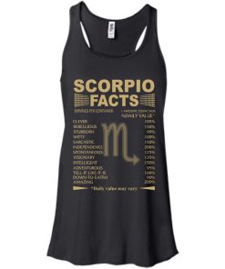 Scorpio Zodiac T Shirt, Scorpio Facts T Shirt - Tank Top