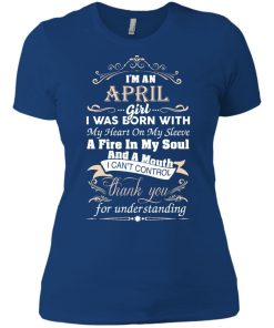 I am an April girl birth day T-shirt gift