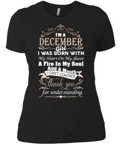 I am a December girl birth day T-shirt gift
