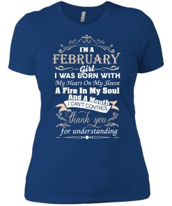 I am a February girl birth day T-shirt gift