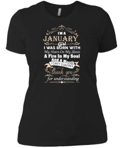 I am a January girl birth day T-shirt gift