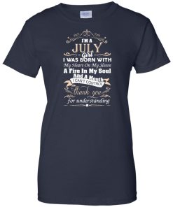 I am a July girl birth day T-shirt gift
