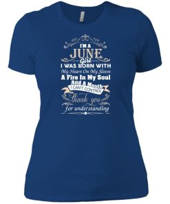 I am a June girl birth day T-shirt gift
