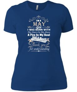 I am a May girl birth day T-shirt gift