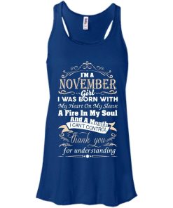 I am a November girl birth day T-shirt gift