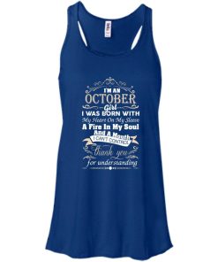 I am an October girl birth day T-shirt gift