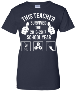 This Teacher survived the 2016 2017 school year t-shirt, tank top