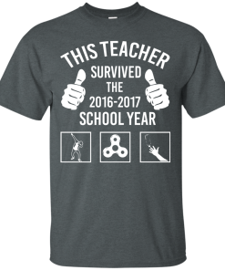 This Teacher survived the 2016 2017 school year t-shirt, tank top