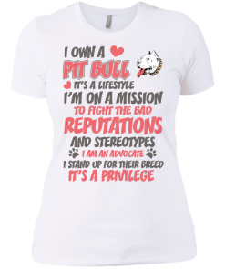 Pit Bull T-shirt,I own a Pit Bull,it is a lifestyle T-shirt,tank top & hoodies