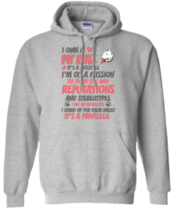 Pit Bull T-shirt,I own a Pit Bull,it is a lifestyle T-shirt,tank top & hoodies