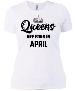 Queens are born in april T-shirt,Tank top & Hoodies