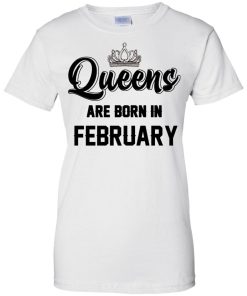 Queens are born in february T-shirt,Tank top & Hoodies