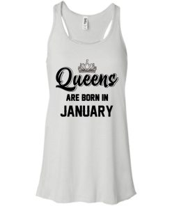 Queens are born in january T-shirt,Tank top & Hoodies